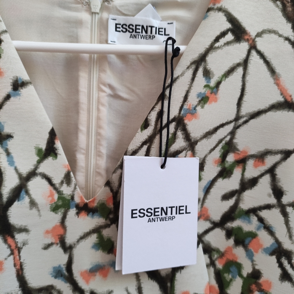 ESSENTIEL ANTWERP NARMONY DRESS OFF WHITE 42/10 - Picture 4 of 15